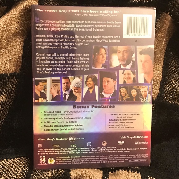Grey’s Anatomy Season 6 Unopened - Picture 2 of 6